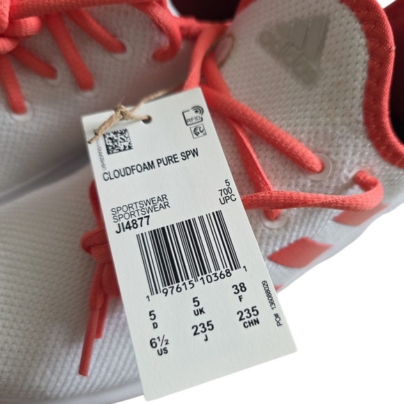 New Adidas Cloudfoam Pure SPW Shoes - US 6.5 - Picture 6 of 10